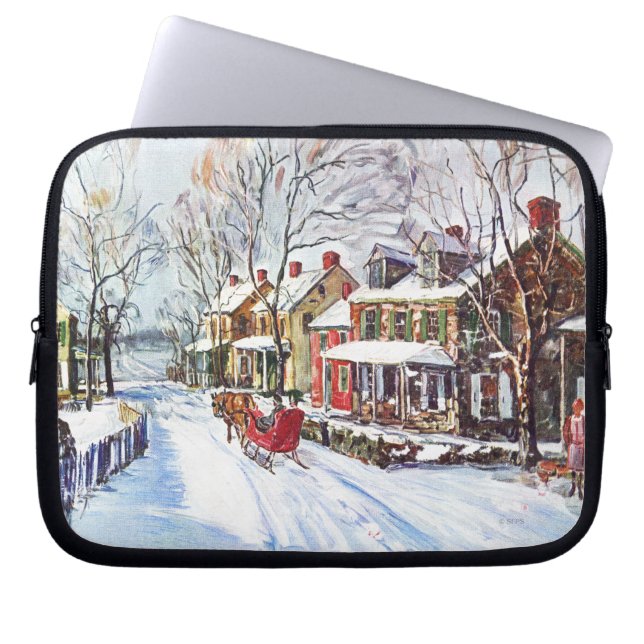 Winter Wonderland Laptop Sleeve (Front)