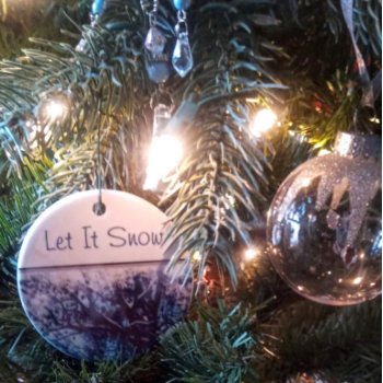 Winter Wonderland "let It Snow" Ornament by Susang6 at Zazzle