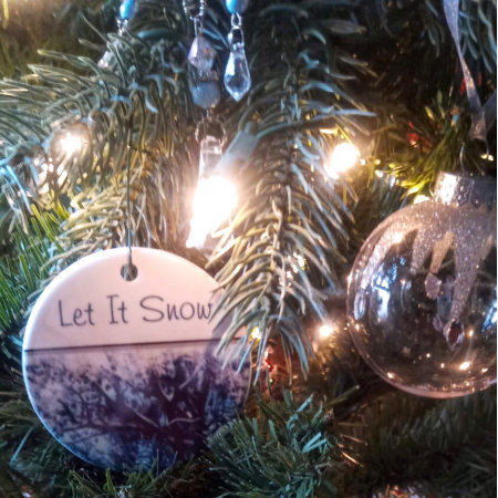 Winter Wonderland "let It Snow" Ornament