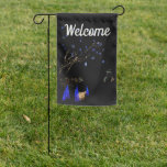Winter Wonderland Lights Blue and White Holiday Garden Flag