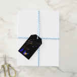 Winter Wonderland Lights Blue and White Holiday Gift Tags