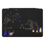 Winter Wonderland Lights Blue and White Holiday iPad Pro Cover