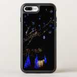 Winter Wonderland Lights Blue and White Holiday OtterBox Symmetry iPhone 8 Plus/7 Plus Case