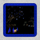 Winter Wonderland Lights Blue and White Holiday Patch