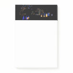 Winter Wonderland Lights Blue and White Holiday Post-it Notes