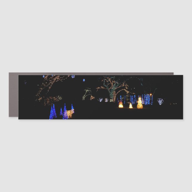 Winter Wonderland Lights Car Magnet (Front)