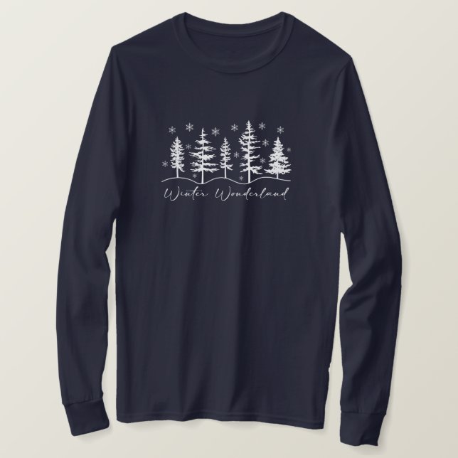 Winter Wonderland Long Sleeve T-Shirt (Design Front)