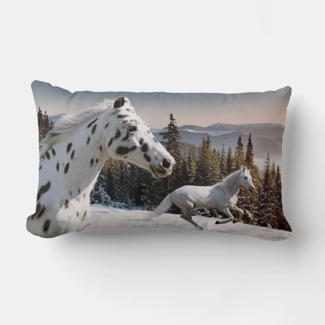 Winter Wonderland Lumbar Pillow (Front)