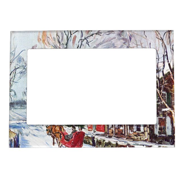 Winter Wonderland Magnetic Picture Frame (Front)