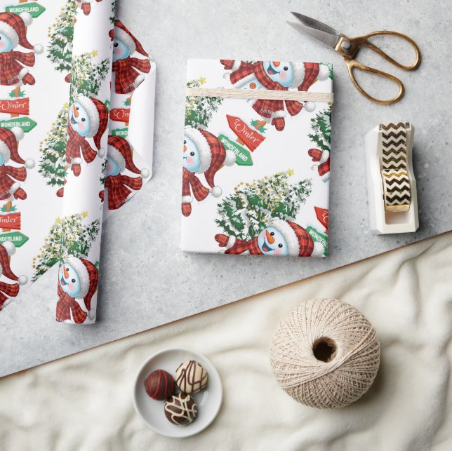 Winter Wonderland - Matte Wrapping Paper (Crafts)