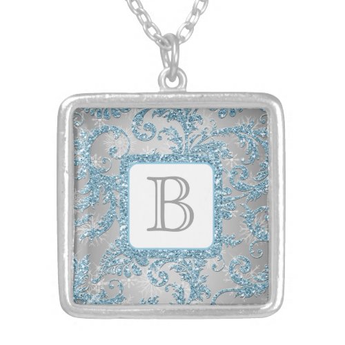 Winter Wonderland Monogram Necklace 2