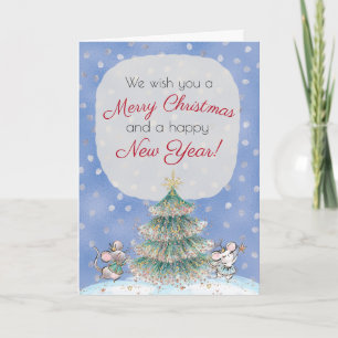 Winter Wonderland Nutcracker Theme Christmas Card