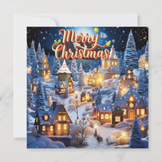 Winter Wonderland of Happiness Christmas Card