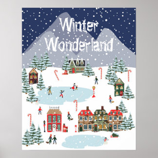 Winter Wonderland (or change the phrase) Poster