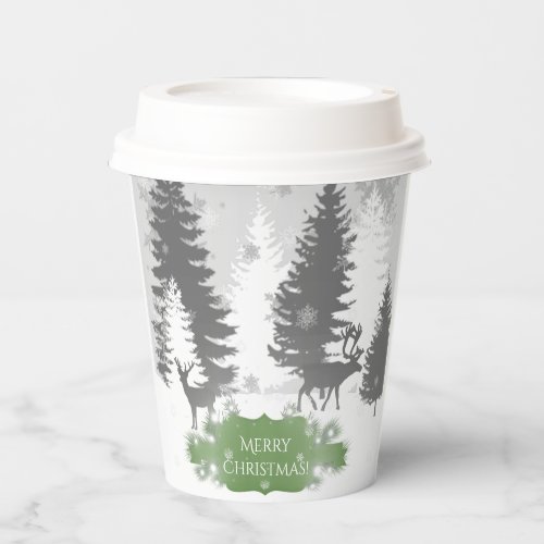 Winter Wonderland Paper cup _ Green