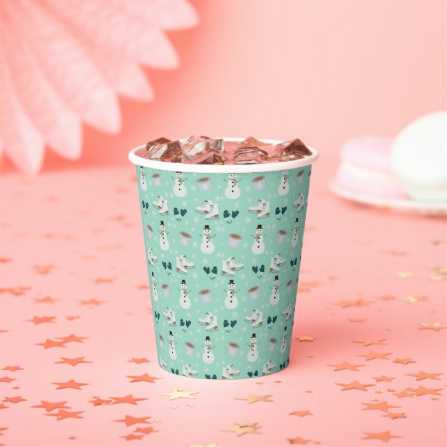 Winter Wonderland Paper Cups (Insitu)