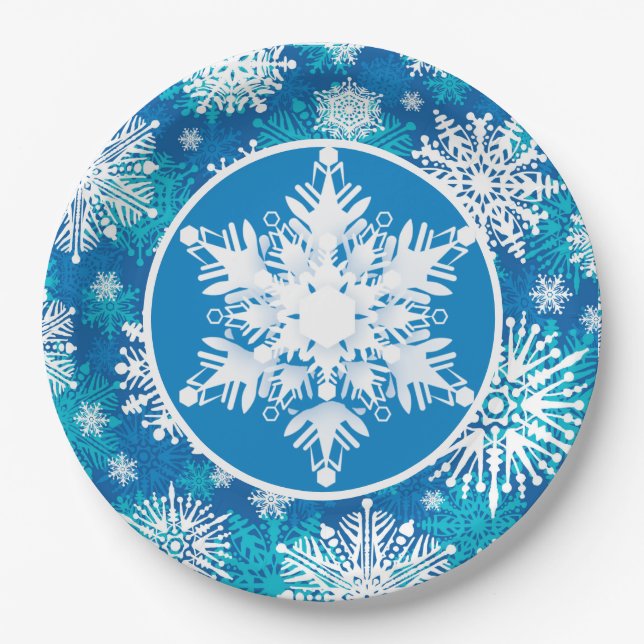 Winter Wonderland Paper Plates (Front)