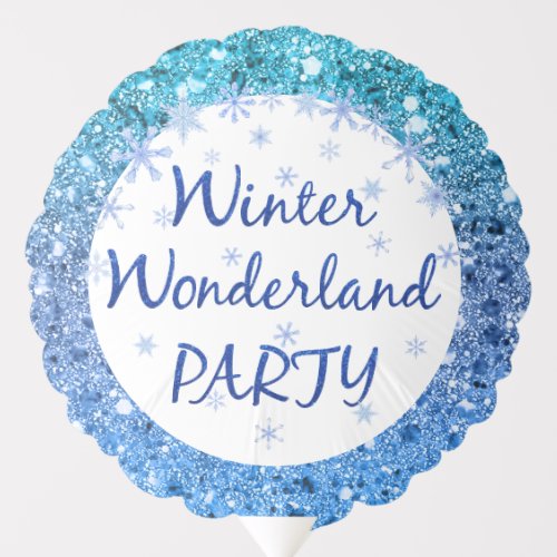 Winter Wonderland Party Balloon