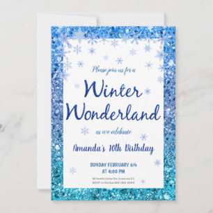 Winter Wonderland Party Invitation