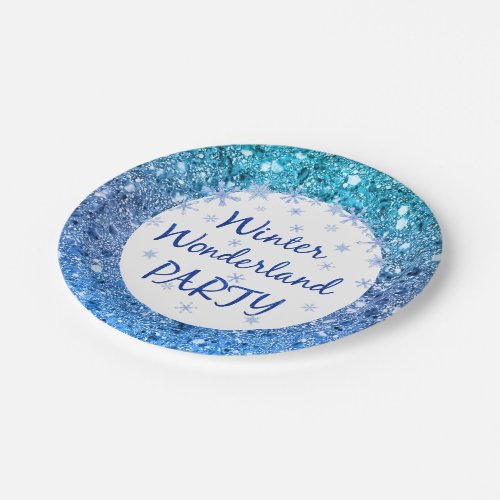 Winter Wonderland Party Paper Plate