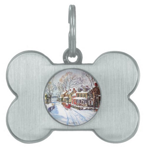 Winter Wonderland Pet Tag