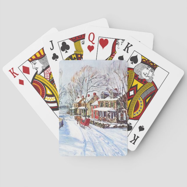 Winter Wonderland Poker Cards (Back)