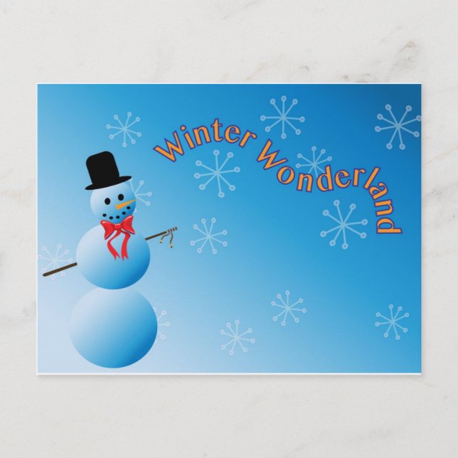 Winter Wonderland Postcard (Front)
