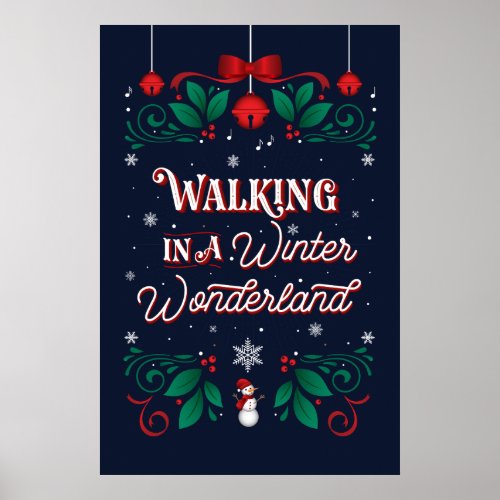 Winter Wonderland Poster 24x36