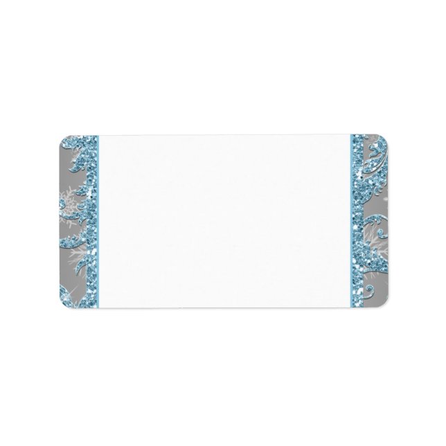 Winter Wonderland Print-At-Home Address Labels (Front)