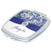 Winter Wonderland, PRINTED Buckle Compact Mirror For Makeup (Turned)