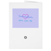 WINTER WONDERLAND PURPEACE CARD (Back)