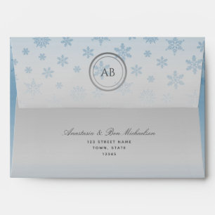Winter Wonderland Return Address 5x7 Envelope