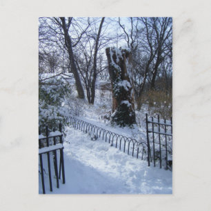 Winter Wonderland Riverside Park New York City NYC Postcard