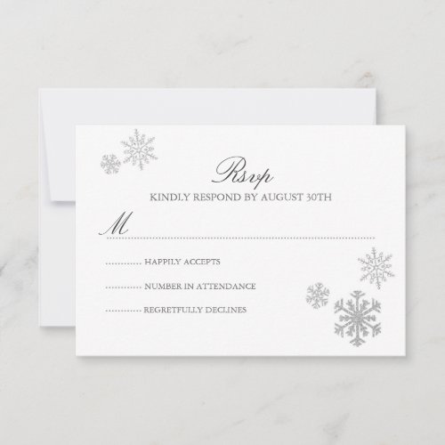 Winter Wonderland RSVP Card