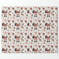 Santa and Mrs. Claus’ Winter Wonderland Waltz Wrapping Paper