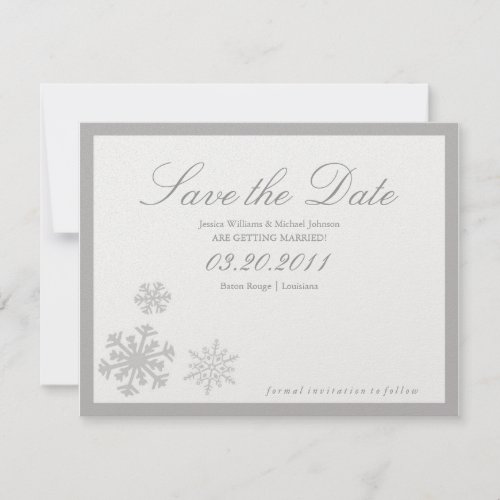 Winter Wonderland Save the Date