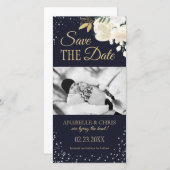 Winter Wonderland Save the Date Photo Cards (Front/Back)
