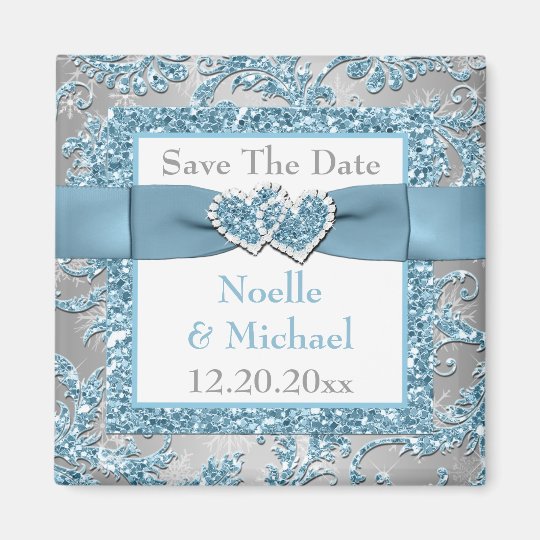 Winter Wonderland Save The Date Wedding