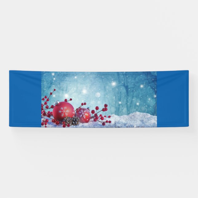 Winter Wonderland Scene Banner (Horizontal)