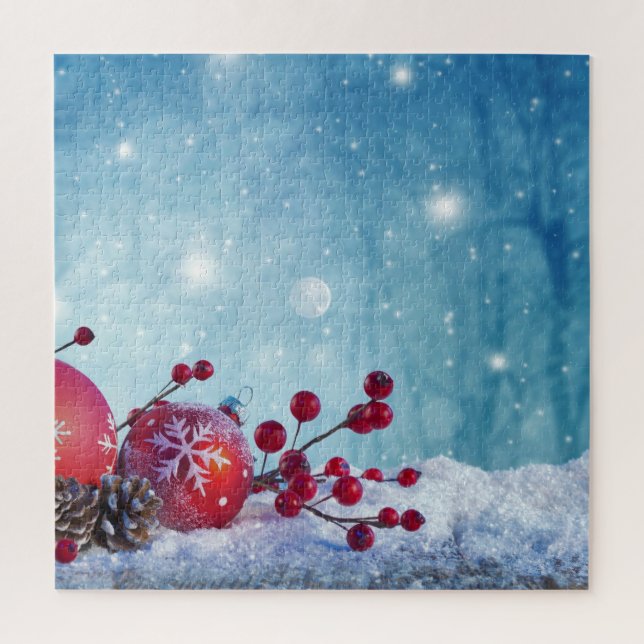 Winter Wonderland Scene Jigsaw Puzzle (Vertical)