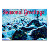 Winter Wonderland Seasonal Greetings (Front Horizontal)