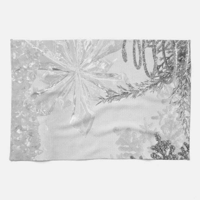 "Winter Wonderland" series v Kitchen Towel (Horizontal)