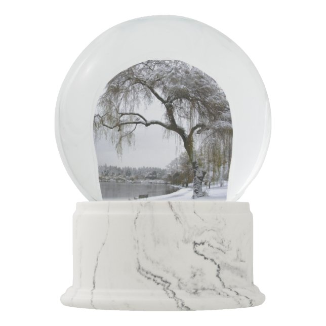 Winter Wonderland Snow Globe Snow Forest Snowglobe (Front)