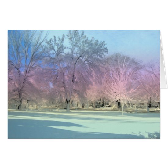 [Winter Wonderland] Snow Ice - Any Occasion Card