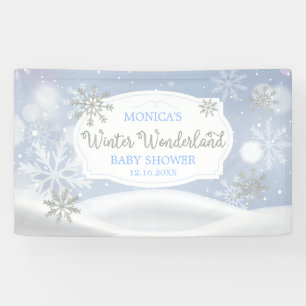 Winter Wonderland Snoweflakes backdrop Banner