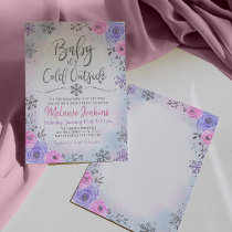 Winter Wonderland Snowflake Baby Shower Invitation