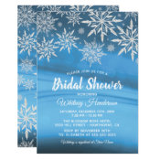 Winter Wonderland Snowflake Bridal Shower Invitation