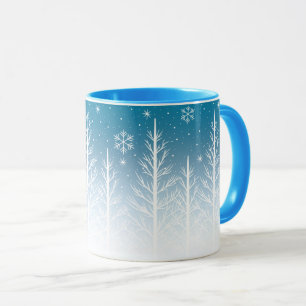 Winter Wonderland Snowflake Christmas Coffee Mug