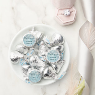 Winter Wonderland Snowflake Wedding Thank You Hershey®'s Kisses®