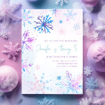 Winter Wonderland Snowflakes Girl Snow Birthday Invitation<br><div class="desc">♥ Winter Wonderland Birthday themed invitation for your perfect celebration.</div>